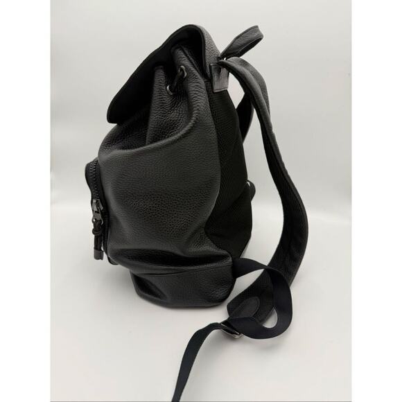 COACH Turner Leather Backpack C1280 Black for Men and Women - Picture 3 of 12